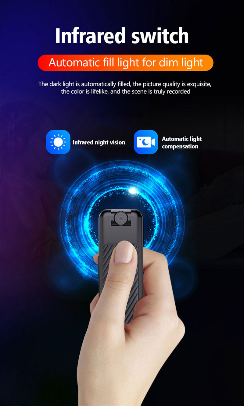HD 1080P Mini Pen Portable Video Recorder Camera With Back Clip