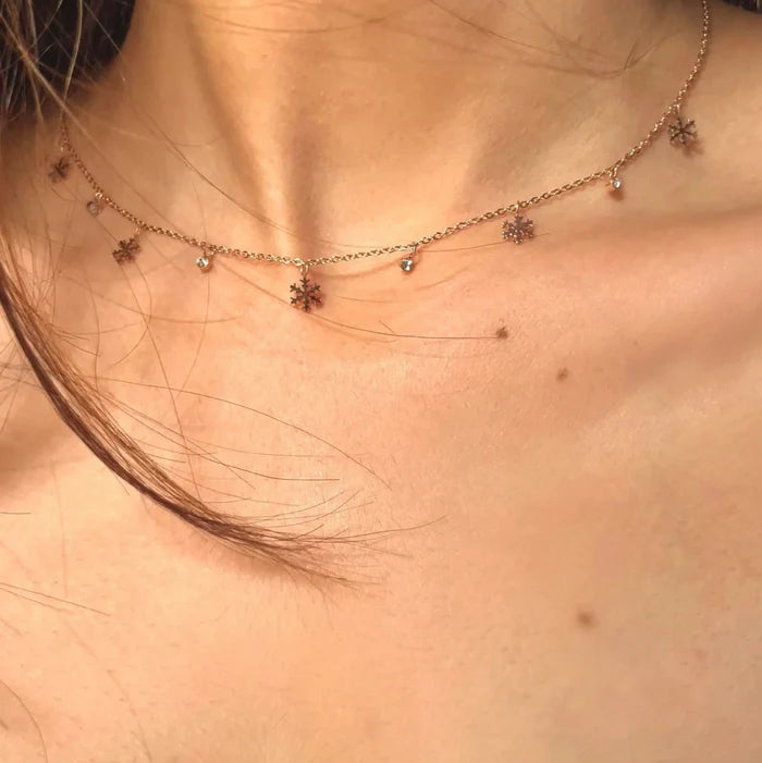 Snowflake necklace
