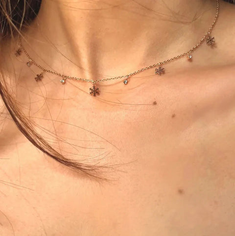 Snowflake necklace