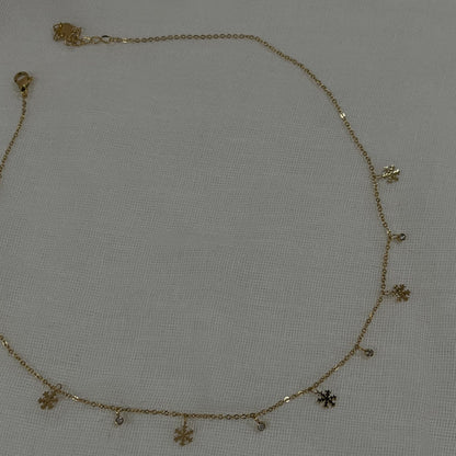 Snowflake necklace