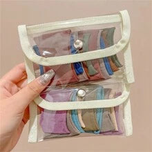 Transparent Cosmetic Bags ( PACK OF 6 )