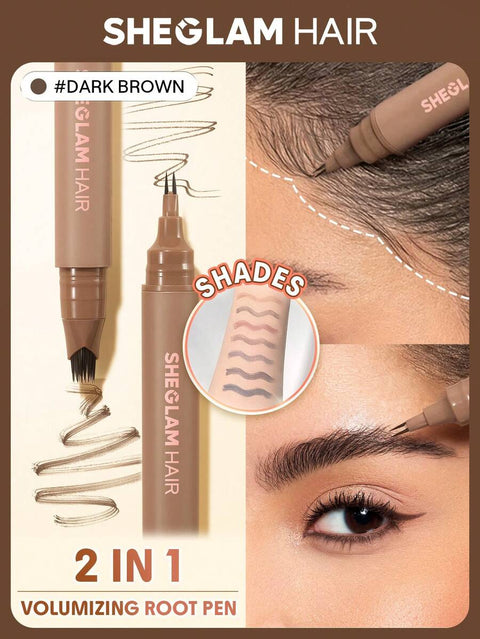 2-in-1 Hairline & Brow Pen (Waterproof)