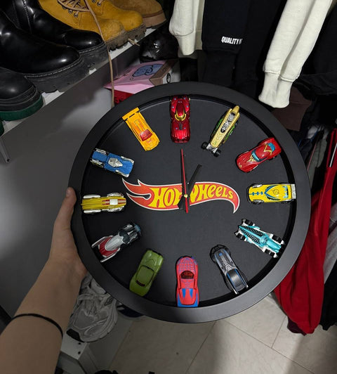 Supercars Hot wheels Clock