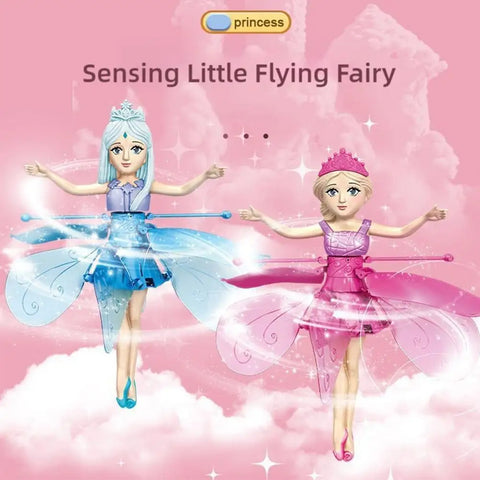 Hand Control Flying Fairy Doll For Kids
