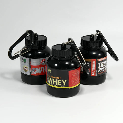 Mini Portable Protein Powder Key Chain