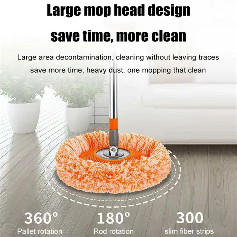 Multifunctional Adjustable 360 Spin Mop
