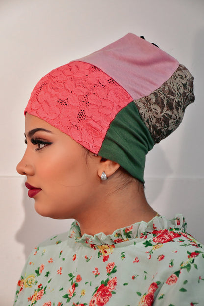 4 in 1 hijab Cap