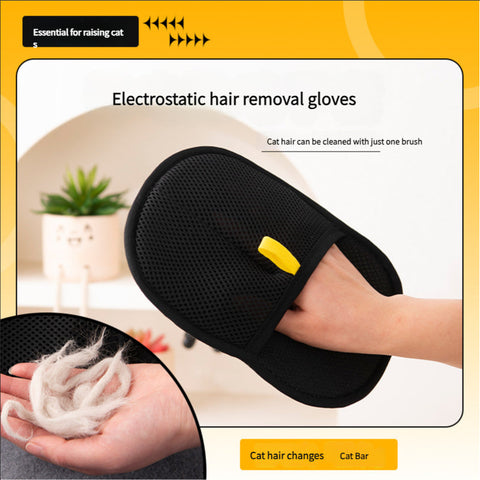 Double-Sided Pet Grooming Cleaning Gloves