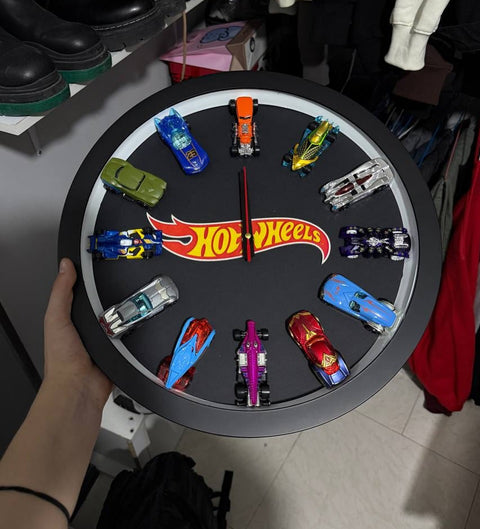 Supercars Hot wheels Clock
