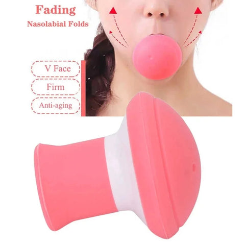 Face Lifting Anti-wrinkle Removal Silicone Mouth Excerciser  ( Pack of 2 )