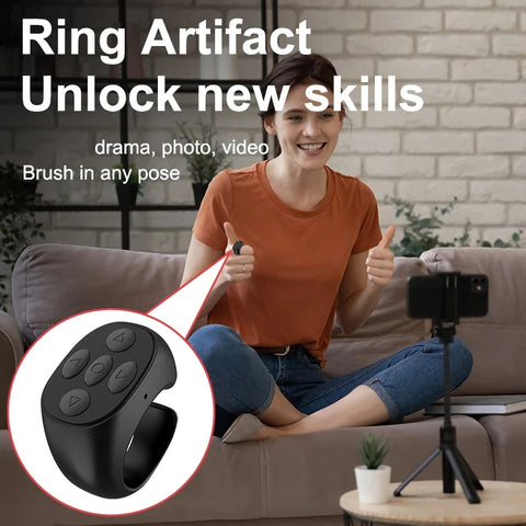 Fingertip Wireless Bluetooth Remote Control
