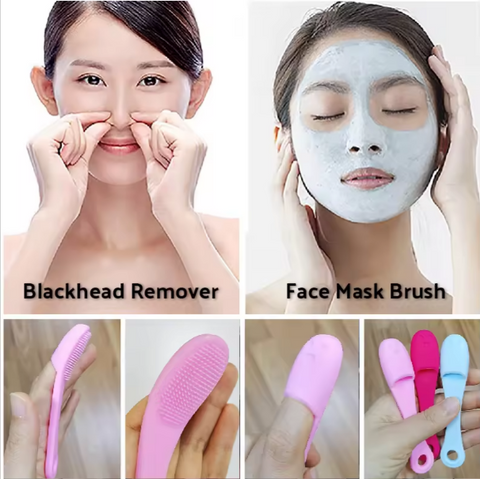 Face Pore Cleaner Finger Brush (PACK OF 4)