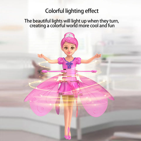 Hand Control Flying Fairy Doll For Kids