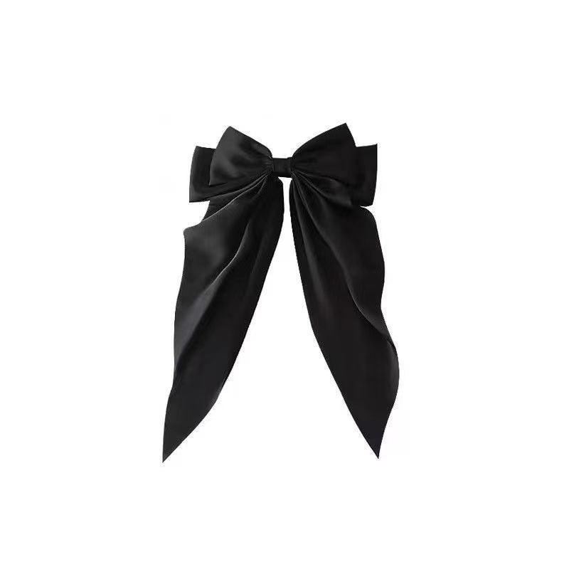 Elegant Fairy Bow Hairclip pack of 2 ( 1 black and 1 red )