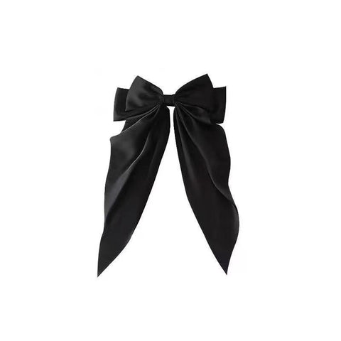 Elegant Fairy Bow Hairclip pack of 2 ( 1 black and 1 red )