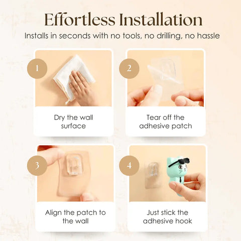 Playful Cat Sunglasses Key Hooks