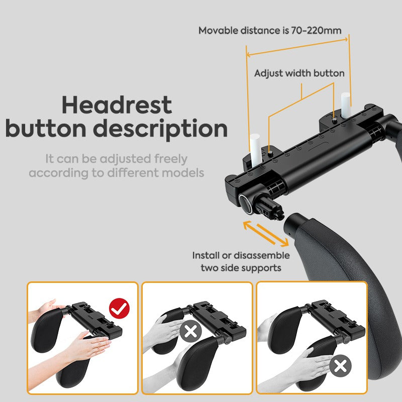 Car Neck Headrest Pillow set