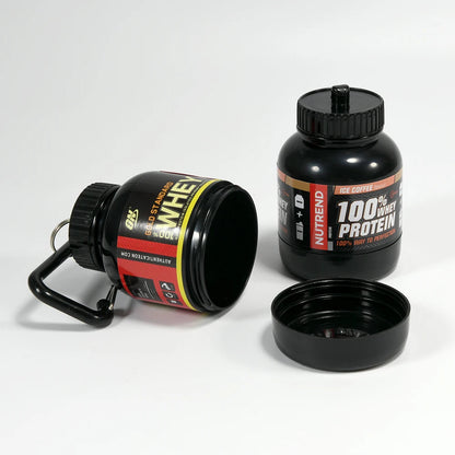 Mini Portable Protein Powder Key Chain