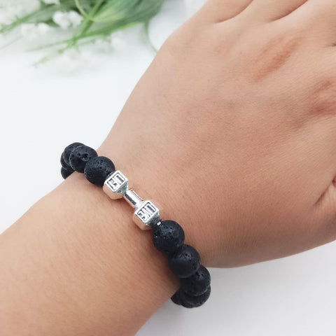 Gym Lava Stone Bracelet