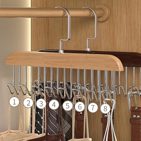 Multifunctional Wooden Hanger
