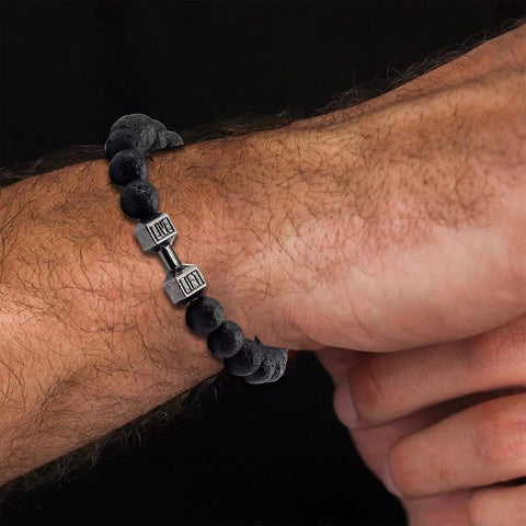 Gym Lava Stone Bracelet