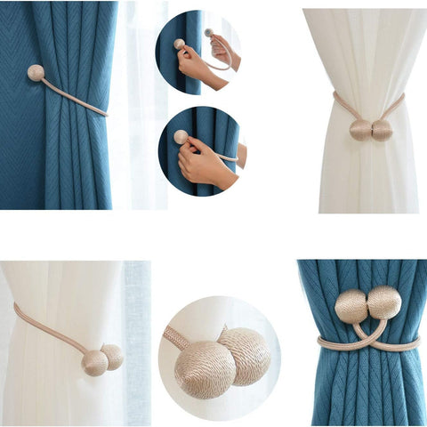Magnetic Curtain Tiebacks