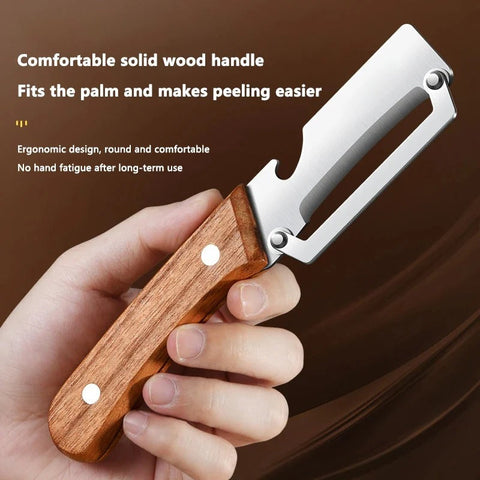 Premium Stainless Steel Multi-Functional Handheld Peeler