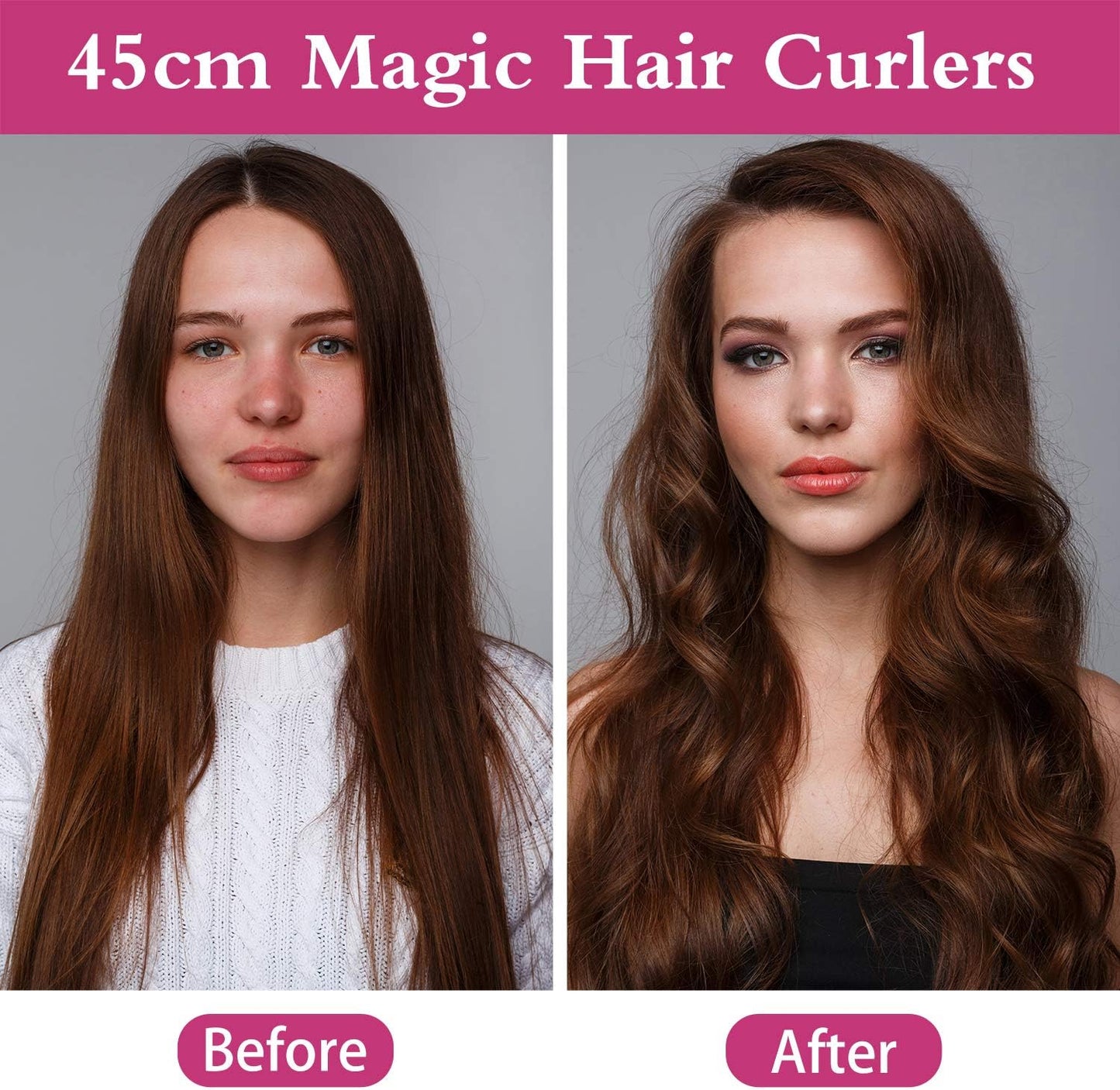 Reusable Hair Curlers ( Pack of 12 )