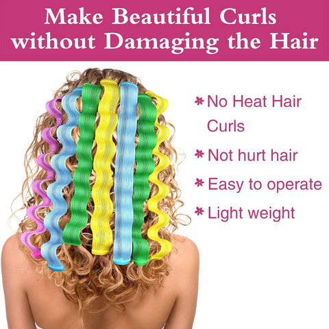 Reusable Hair Curlers ( Pack of 12 )