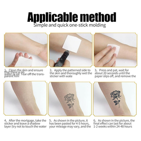💧 Waterproof Tatto Sticker✨