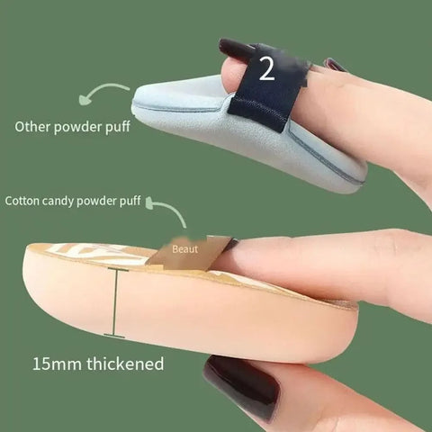 Air Cushion Cosmetic Puff Set For Makeup (Pack Of 2)