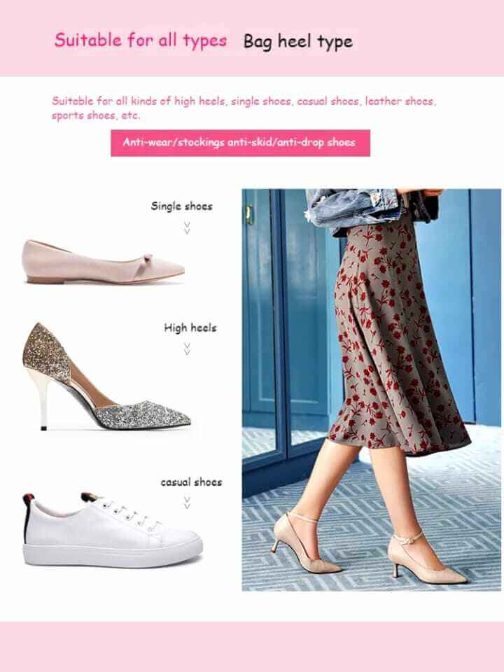 Anti-Slip Heel Liner Grips