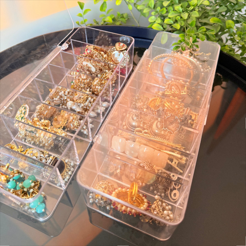 Transparent Jewelry Organizer Box