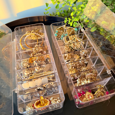 Transparent Jewelry Organizer Box