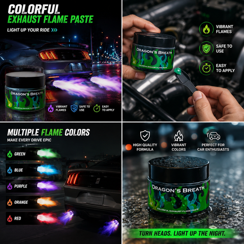 🌈 Colorful Exhaust Flame Paste