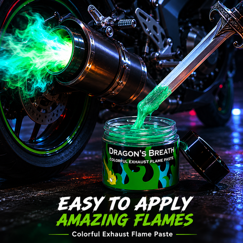 🌈 Colorful Exhaust Flame Paste