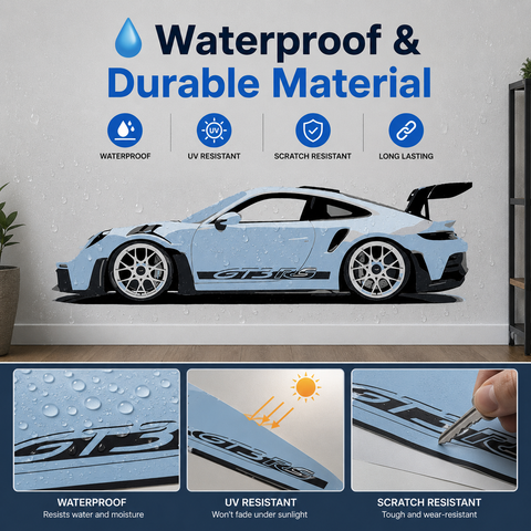 🚗 Porsche Car Sticker