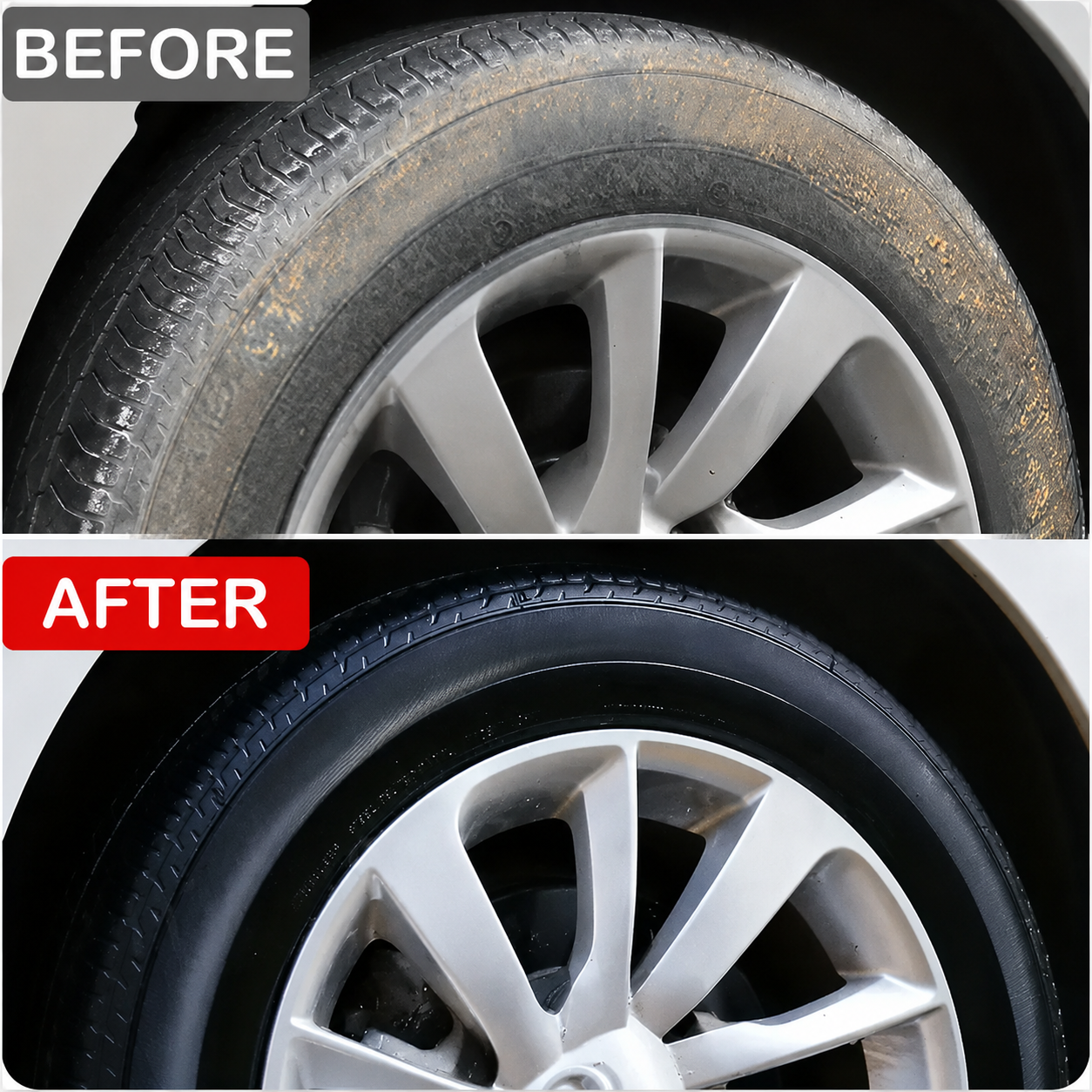 Black Tire Shin Polishing Wax