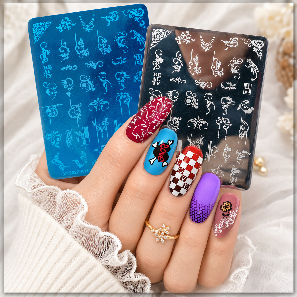 DIY Nail Art Stamp Kit