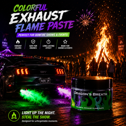 🌈 Colorful Exhaust Flame Paste