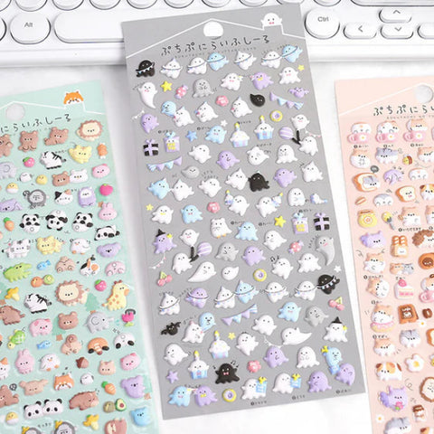 Cute Mini Puffy 3D Stricker