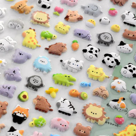 Cute Mini Puffy 3D Stricker