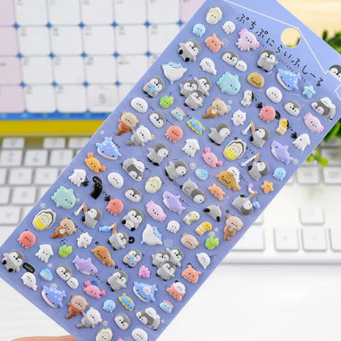 Cute Mini Puffy 3D Stricker