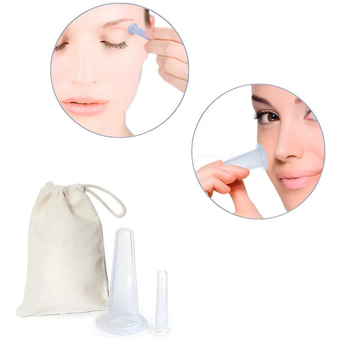 Silicone Facial Cupping Set