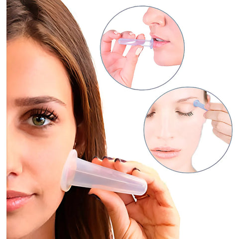 Silicone Facial Cupping Set
