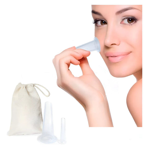 Silicone Facial Cupping Set