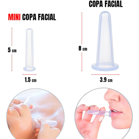 Silicone Facial Cupping Set