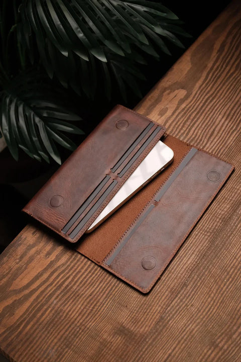 Turkish Style Handmade Leather Phone Wallet