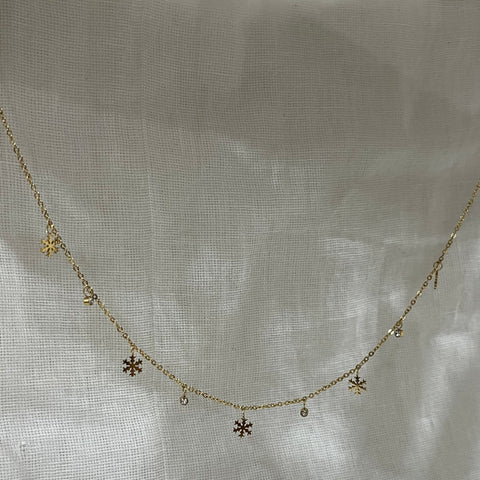 Snowflake necklace