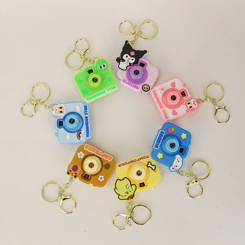Small Camera Projector Light Keychain